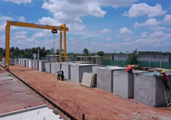 Precast concrete manufacturer in Neelambur
